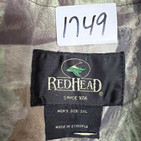 Vintage Red Head Realtree Hardwoods Camo Hunting Cargo Zip Off Shorts Size 2XL - Picture 13 of 13